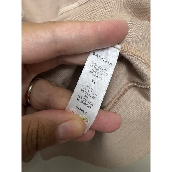 Athleta Womens Farallon Semi Fitted Jacket Size XL Brown Full Zip Lightweight - Picture 5 of 5